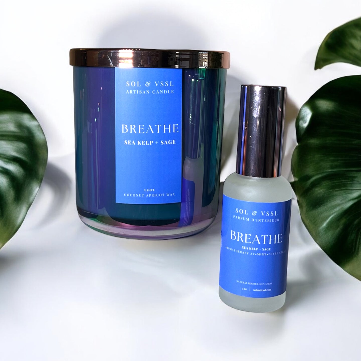 BREATHE | LUXE Candle + Interior Fragrance Mist Set
